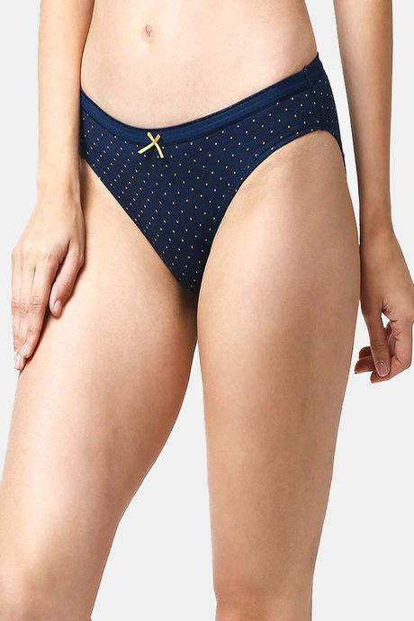 Soie Medium Rise Half Coverage Bikini Panty (Pack of 6) - Multicolor — image 24